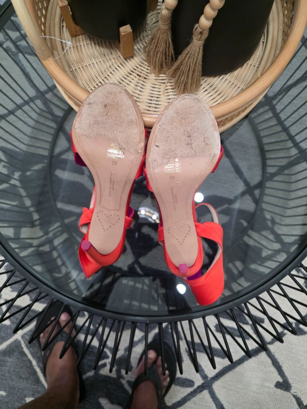 Sophia Webster Satin Heels Size 39 - Picture 8 of 8